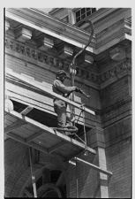 Sand blasting County Courthouse 