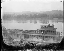 Towboat under construction
