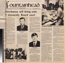 Front page of Fountainhead, 5 November 1970