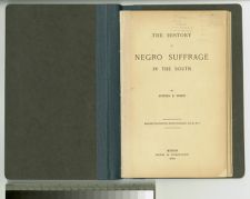 The history of negro suffrage in the South 