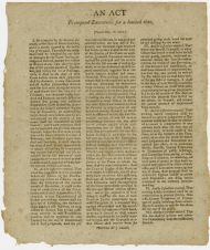 An act to suspend executions for a limited time, passed Dec. 17, 1812