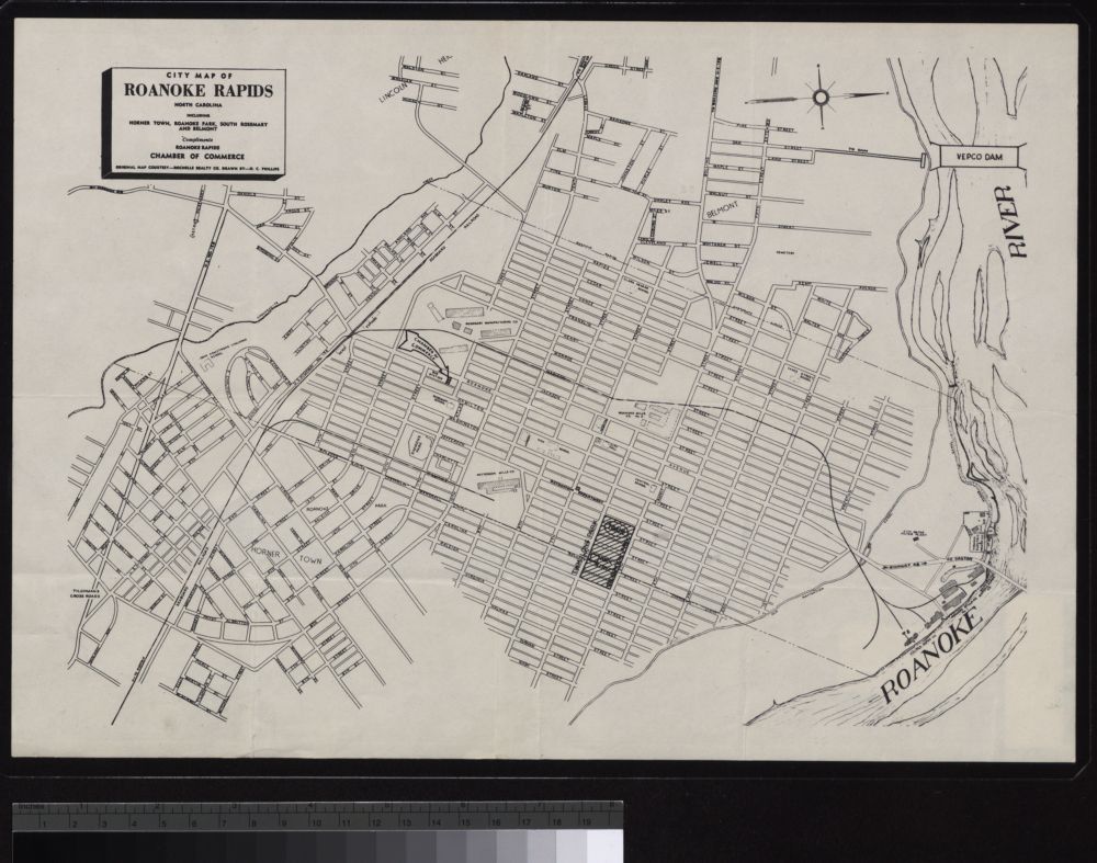 Roanoke Rapids Nc Map City Map Of Roanoke Rapids, North Carolina : Including Horner Town, Roanoke  Park, South Rosemary And Belmont - Ecu Digital Collections