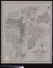 Zone map, town of Asheboro, North Carolina Harold B. Bursley.