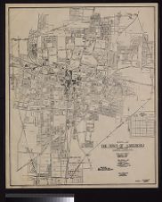 Map of the town of Asheboro, North Carolina, chartered in 1796 survey and map by R.D. Trogdon, engineer, Ashboro, N.C.