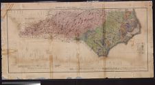 Approximate lines of equal magnetic declination, North Carolina, 1900.