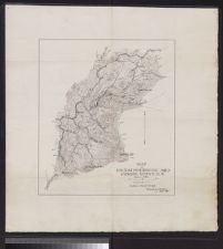 Map of Balsam peridotite area, Jackson County, N. C. Topography by E.W. Myers.