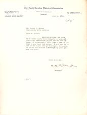 Letter from Charles C. Crittenden to Junius D. Grimes