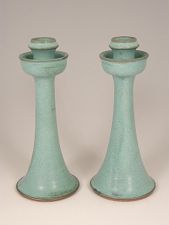 Owens, Vernon, Pair of Candle Sticks, 1996 CE