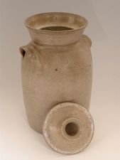 Owens, M. L., Salt Glazed Churn, 1992 CE