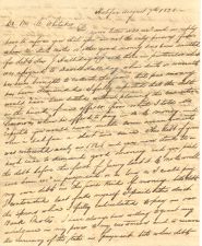 Letter from James Halliday to Dr. Matthew C. Whitaker