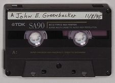 John E. Greenbacker oral history interview, November 8, 1995 and May 2, 1996