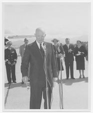 President Eisenhower's visit to Elmendorf AFB