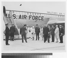 President Eisenhower's visit to Elmendorf AFB