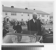 President Eisenhower's visit to Elmendorf AFB