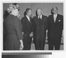 President Eisenhower's visit to Elmendorf AFB