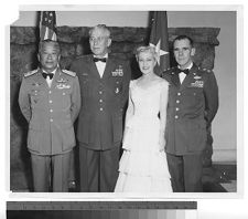 Frank and Vernell Armstrong with officers