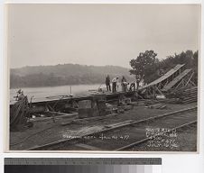 Keel work on the General Samuel M. Mills 