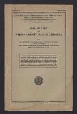 Soil survey of Wilson County, North Carolina