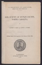 Soil survey of Duplin County, North Carolina 