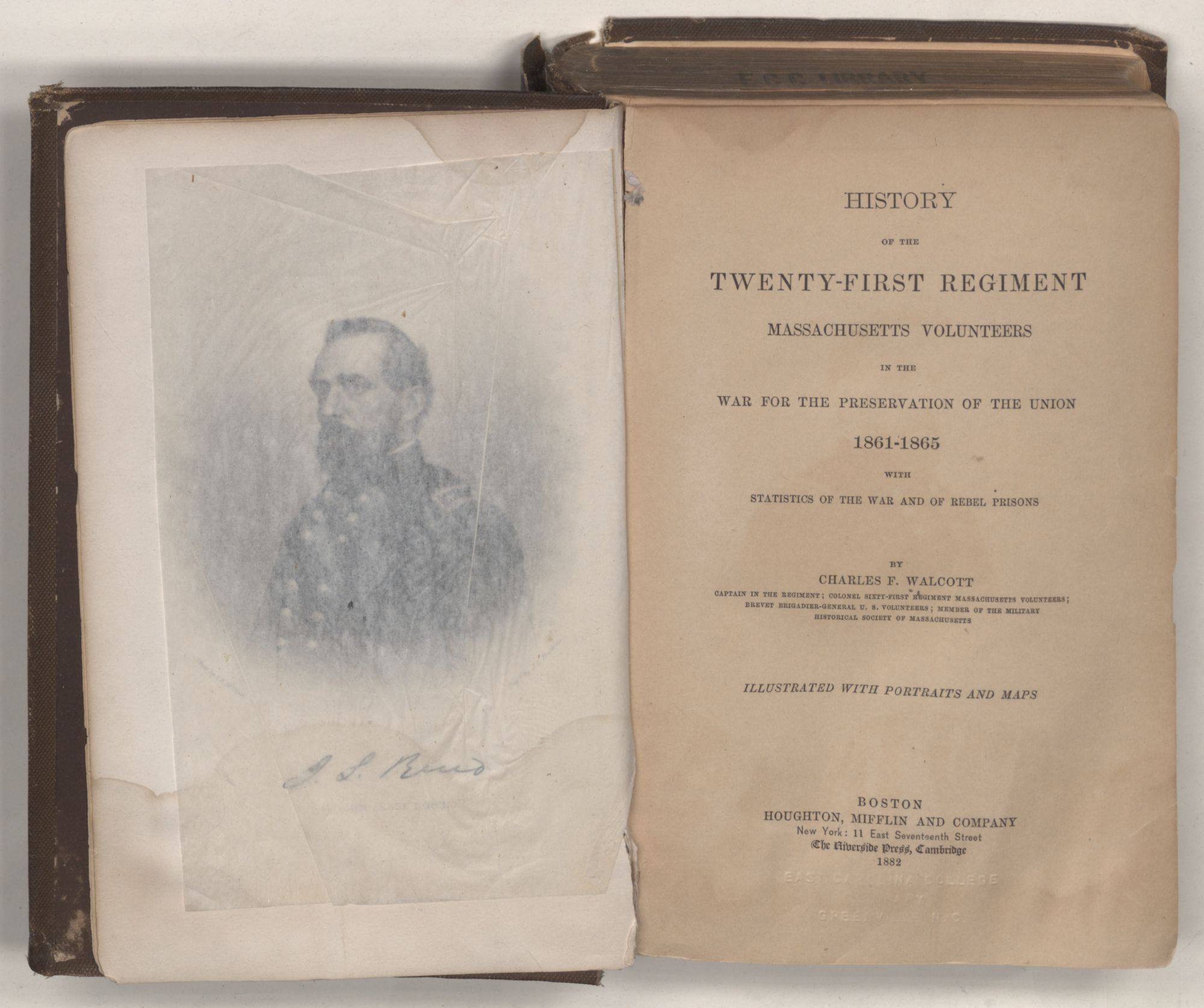 History of the Twenty-first regiment; Massachusetts volunteers, in