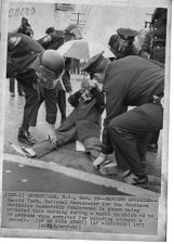 Marcher arrested