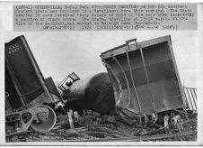 Train derails