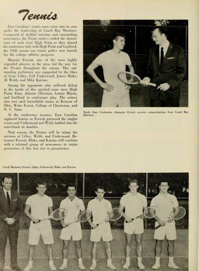Tennis, Buccaneer 1957