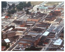 Aerial shot of downtown Greenville  
