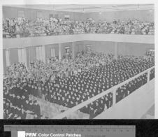 Graduation in Wright Auditorium