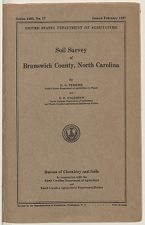 Soil survey of Brunswick county, North Carolina