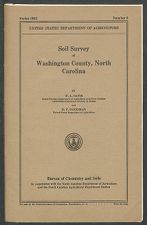 Soil survey of Washington County, North Carolina