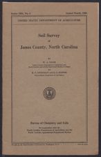 Soil survey of Jones county, North Carolina