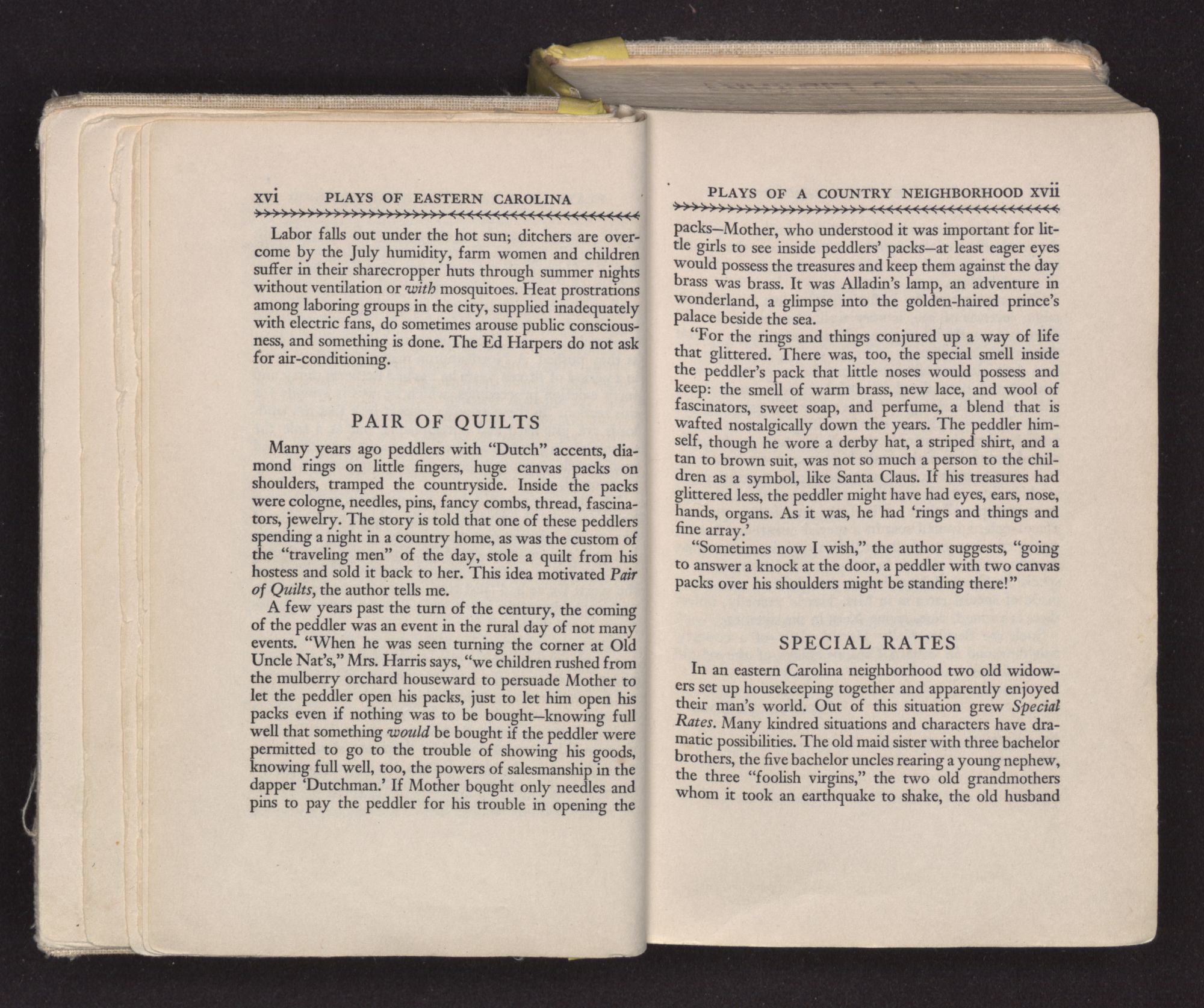 Folk plays of Eastern Carolina