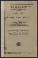 Soil survey of Nash County, North Carolina