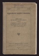 Indians of North Carolina 