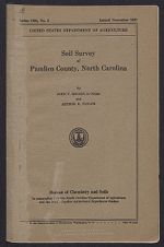 Soil survey of Pamlico county, North Carolina