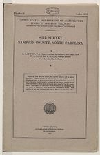 Soil survey of Sampson county, North Carolina 