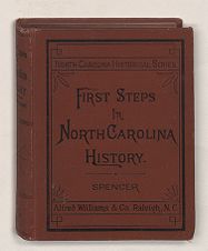 First steps in North Carolina history 