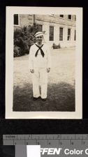 Leo Jenkins in sailor uniform