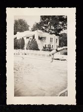 Man diving into pool