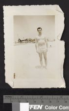 Leo Jenkins in bathing suit