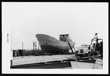 Trawler on dry dock