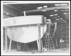 Unknown ship under construction