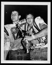 ECC players celebrate Tangerine Bowl win