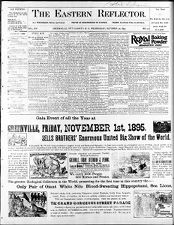 Eastern reflector, 30 October 1895