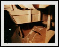Interior shot of boat under construction