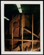 Interior shot of boat under construction