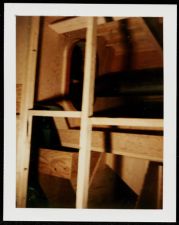 Interior shot of boat under construction