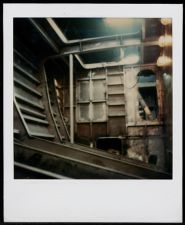 Interior shot of boat under construction