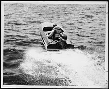 Collection:  Barbour #758.  Misc. Photographs.  Small boat on water